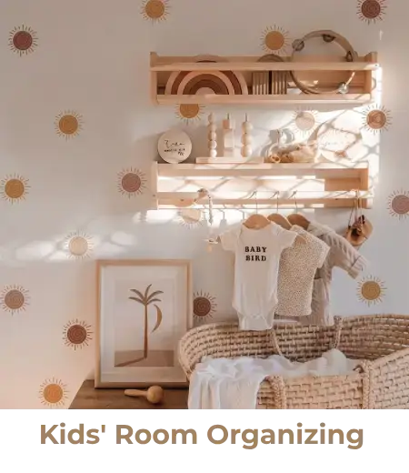 Kids' room Organizing